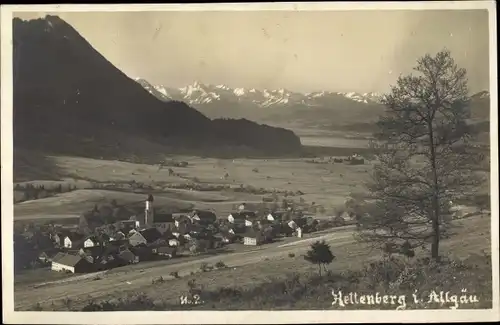 Ak Rettenberg im Oberallgäu, Totalansicht vom Ort