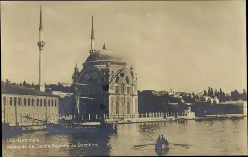 Ak Konstantinopel Istanbul Türkei, Mosquée de Dolma Bagtché au Bosphore