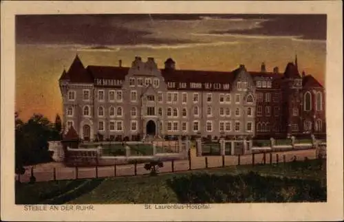 Ak Steele Essen Nordrhein Westfalen, St. Laurentius Hospital
