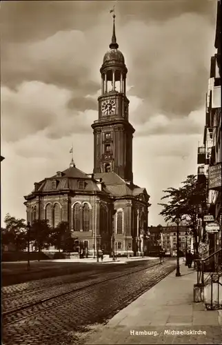 Ak Hamburg, Michaeliskirche, Außenansicht