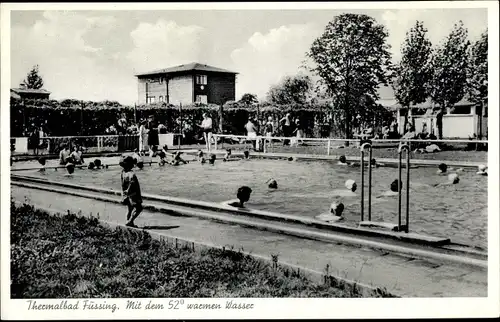 Ak Bad Füssing in Niederbayern, Partie im Thermalbad 