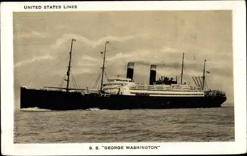 Ak SS George Washington, United States Lines