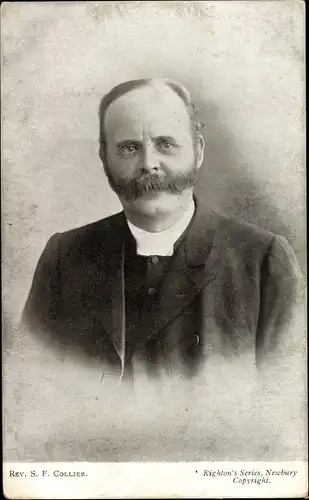 Ak Rev. S. F. Collier, Portrait, Muttonchops 