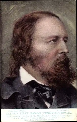 Ak Alfred, First Baron Tennyson, Portrait