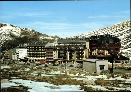 Ak Pas de la Casa Andorra, Vista desde les pistes d'esqui