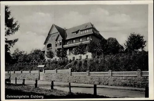 Ak Hasserode Wernigerode am Harz, Genesungsheim Eichberg