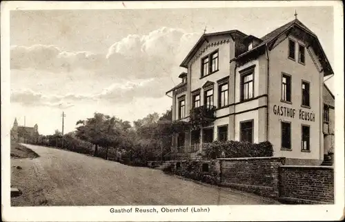 Ak Obernhof an der Lahn, Gasthof Reusch