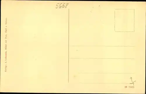Ak Dahl Hagen in Westfalen, Hotel zur Post, Bes. A. Lohmann