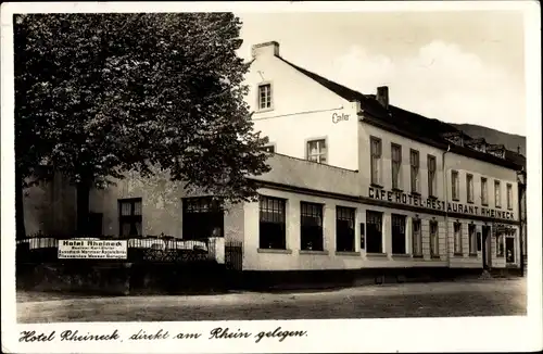 Ak Boppard am Rhein, Hotel Rheineck, Bes. Karl Christ