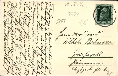 Ak Bad Kissingen Unterfranken Bayern, Schönbornstraße