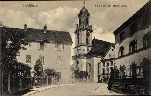 Ak Hechingen in Baden Württemberg, Stiftskirche