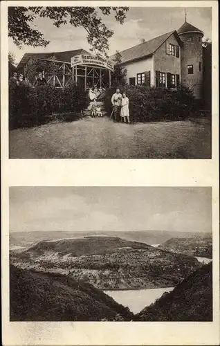 Ak Boppard am Rhein, Restauration Vierseenplatz, Bes. Pet. Fondel