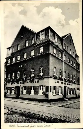 Ak Bendorf in Rheinland Pfalz, Restaurant zum roten Ochsen, Bes. Josef Stahl