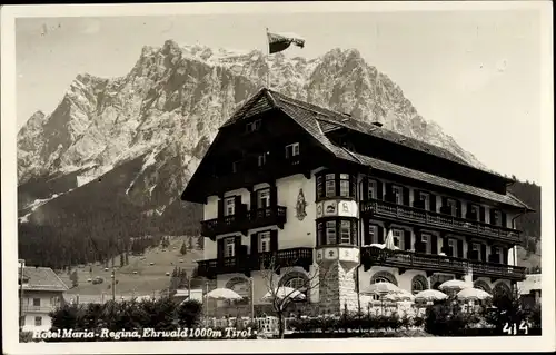 Ak Ehrwald in Tirol, Hotel Maria Regina