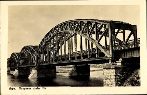 Ak Riga Lettland, Daugavas dzelzs tilti, Brücke