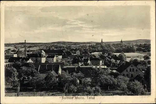 Ak Melle in Niedersachsen, Stadtansicht, Teilansicht