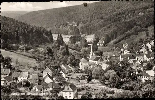 Ak Eisenschmitt in der Eifel, Panorama vom Ort