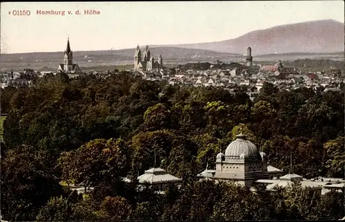 Ak Bad Homburg vor der Höhe Hessen, Panorama vom Ort