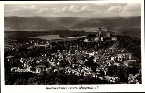 Ak Königstein im Taunus Hessen, Panorama vom Ort
