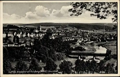 Ak Arnsberg im Sauerland, Neustadtpartie