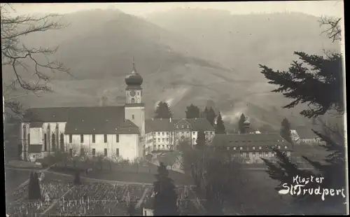 Foto Ak Münstertal Schwarzwald, Kloster St. Trudpert