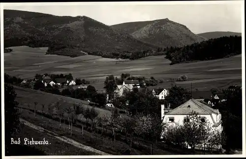 Ak Lázně Libverda Bad Liebwerda Reg. Reichenberg, Totalansicht