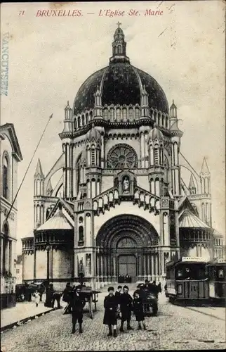 Ak Bruxelles Brüssel, L'Eglise Ste. Marie