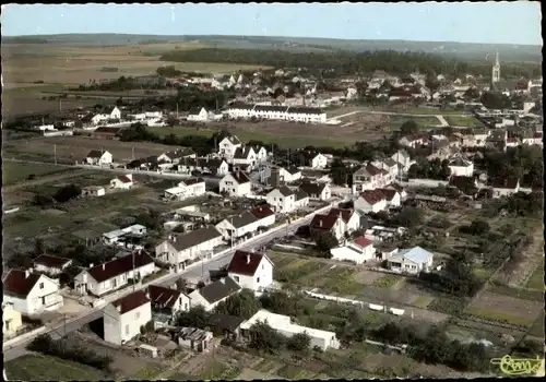 Ak Boran sur Oise Oise, Vue generale aerienne