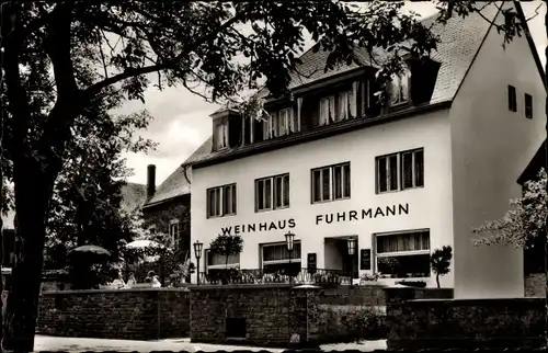 Ak Ellenz an der Mosel, Weinhaus Fuhrmann, Außenansicht