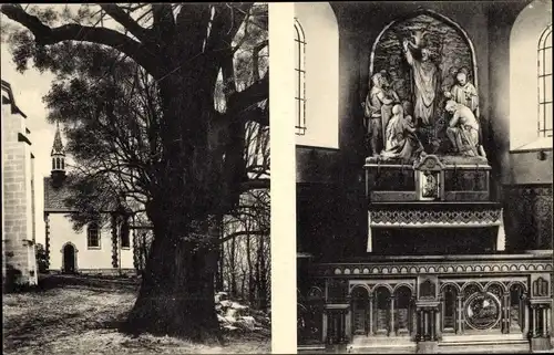 Ak Geismar im Eichsfeld, Hülfensberg, Bonifatiuskapelle, Innenansicht