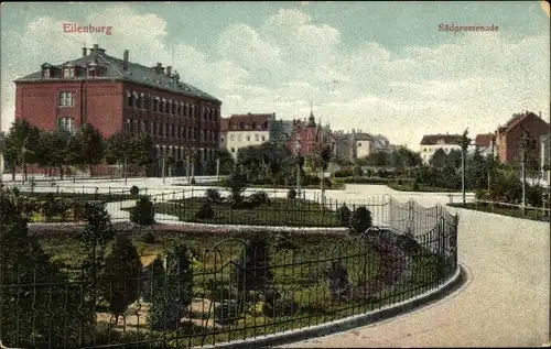 Ak Eilenburg an der Mulde Sachsen, Südpromenade