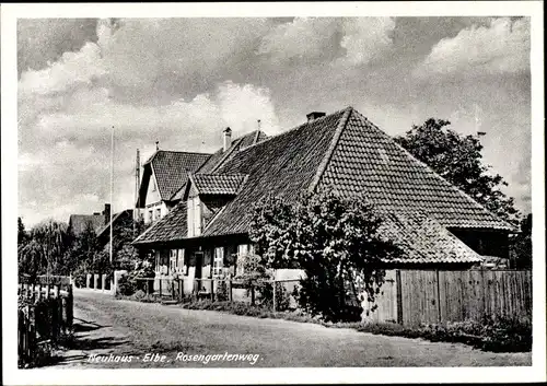 Ak Neuhaus an der Elbe, Rosengartenweg 