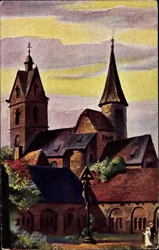 Künstler Ak Paderborn in Nordrhein Westfalen, Bussdorfkirche