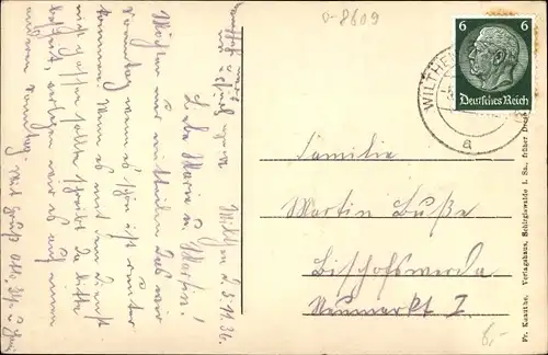 Ak Wilthen in Sachsen, Totalansicht vom Ort