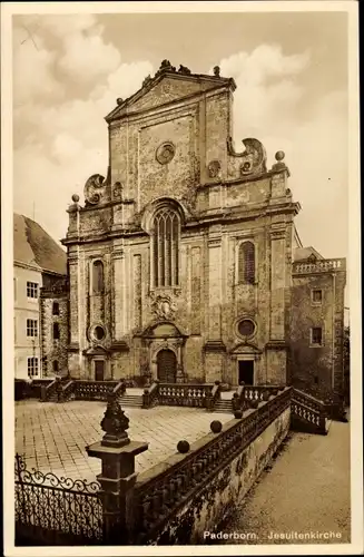 Ak Paderborn in Nordrhein Westfalen, Jesuitenkirche