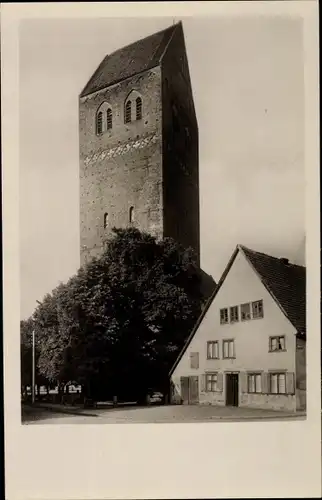 Ak Parchim in Mecklenburg Vorpommern, Marienkirche von Westen