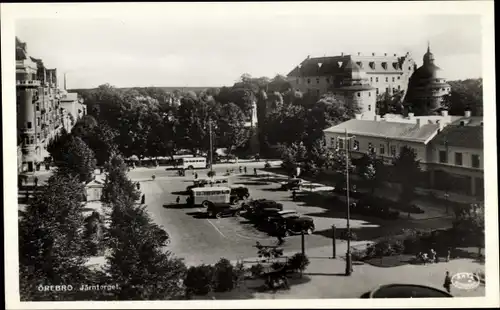 Ak Örebro Schweden, Järntorget, Platz