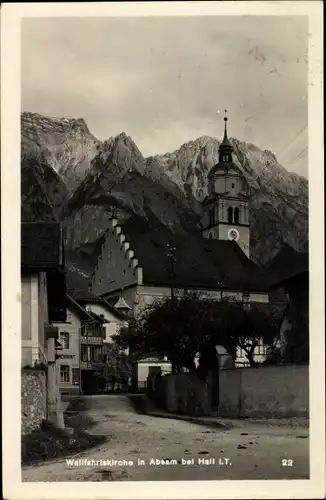 Ak Absam in Tirol, Die Wallfahrtskirche, Gasthaus