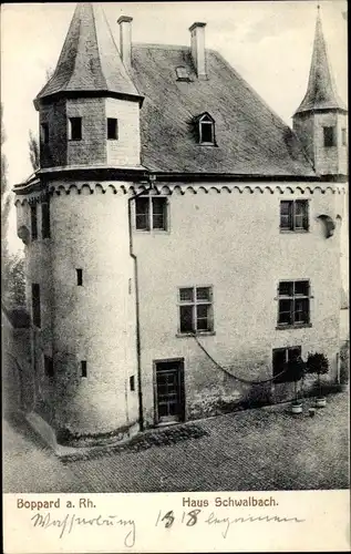 Ak Boppard am Rhein, Haus Schwalbach 