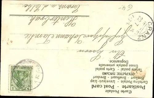 Präge Ak Trompeter von Säckingen, Margaretha