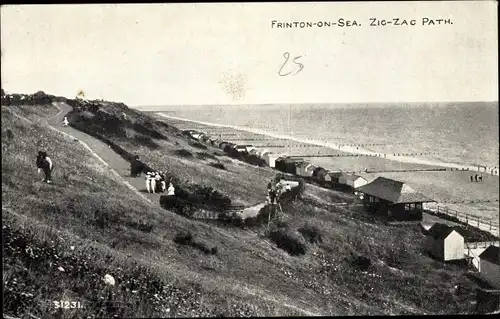 Ak Frinton on Sea England, Zig Zag Path