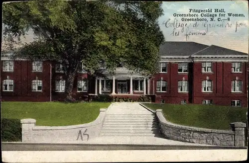 Ak Greensboro North Carolina USA, Greensboro College for Women, Fitzgerald Hall