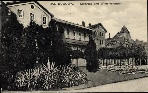 Ak Kudowa Zdrój Bad Kudowa Schlesien, Moorbad und Winterkulturanstalt