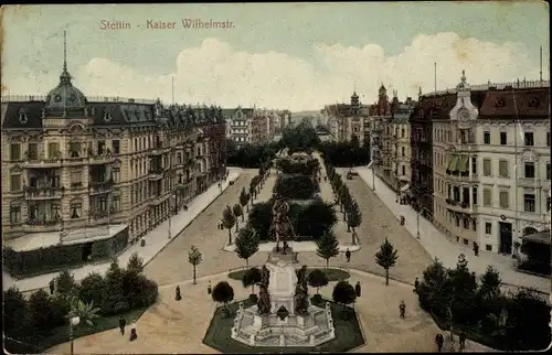 Ak Szczecin Stettin Pommern, Kaiser Wilhelm Straße