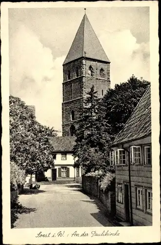 Ak Soest in Nordrhein Westfalen, Paulikirche