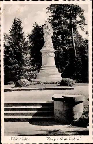 Ak Sowjetsk Tilsit Ostpreußen, Königin Luise Denkmal