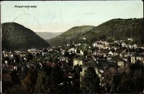 Ak Friedrichroda im Thüringer Wald, Panorama
