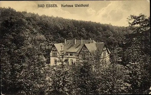 Ak Bad Essen in Niedersachsen, Kurhaus Waldhotel