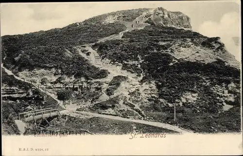 Ak St. Leonards on Sea England, Ecclesbourne Glen