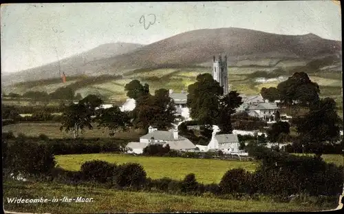 Ak Widecombe in the Moor South West, total view